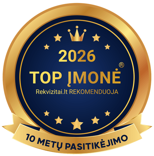 TOP Įmonė - Lietuvos TOP Įmonių Registro ženklas
